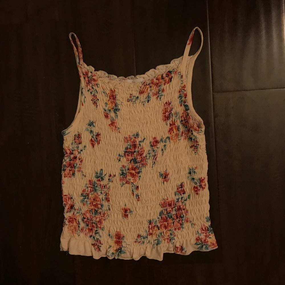 ruched tank top
